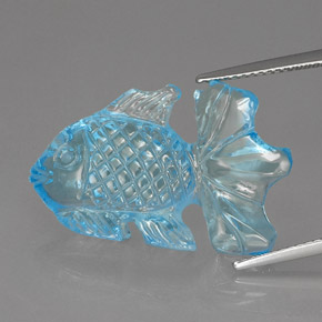17.84 ct Natural Swiss Blue Topaz