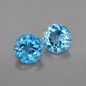 3.25 ct total Natural Swiss Blue Topaz