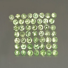 1.04 ct total Natural Green Tsavorite Garnet