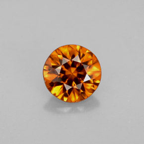 0.91 ct Natural Orange Zircon