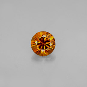 0.9 ct Natural Orange Zircon