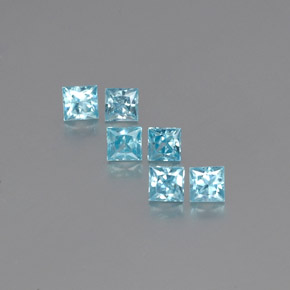 2.39 ct total Natural Blue Zircon