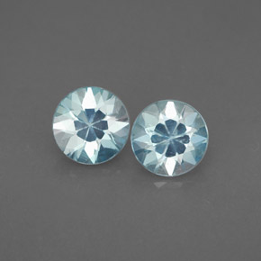 1.87 ct total Natural Blue Zircon