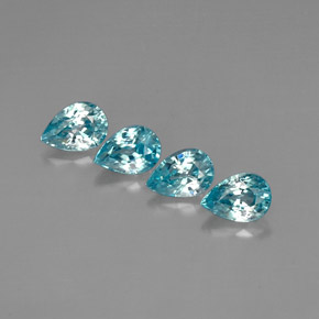 4.62 ct total Natural Blue Zircon