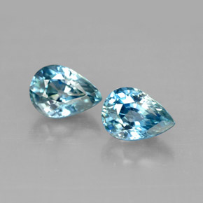 2.41 ct total Natural Blue Zircon