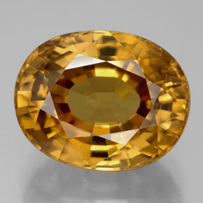 22.8 ct Natural Yellow Golden Zircon