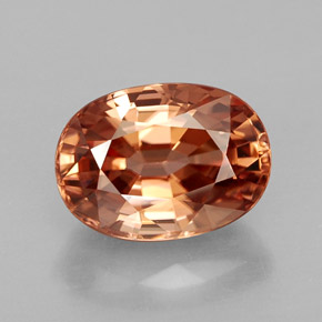 4.08 ct Natural Rose Orange Zircon