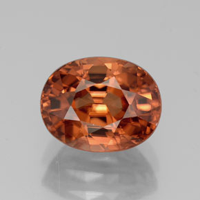 3.83 ct Natural Rose Orange Zircon