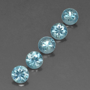 2.9 ct total Natural Blue Zircon