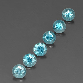 3.06 ct total Natural Blue Zircon