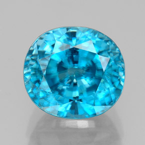 5.64 ct Natural Blue Zircon
