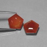 9 ct Translucent Pentagon Agate 12.5x12.5mm