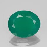 Click for Details 12mmx10mm Agate 4ct Oval Facet in Green