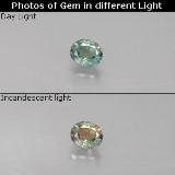 3x2.5 Oval Facet Alexandrite 0.1ct
