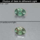 0.1 ct VS Oval Facet Alexandrite 3.5x2.5