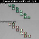 1.5 carat Green/Red Oval Facet Alexandrite 3.5x2.5mm