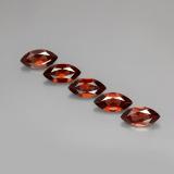 10mm x 5 Marquise Facet Almandine Garnet 5ct