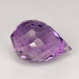 13mm Briolette with Hole Amethyst 5ct