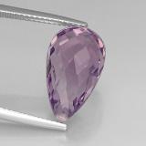 8 ct VVS Briolette with Hole Amethyst 17mm