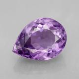 7 ct VVS Pear Facet Amethyst 14mmx10.5mm