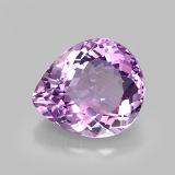 7 ct VVS Pear Facet Amethyst 14mm x 12