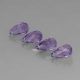 9mm Briolette with Hole Amethyst 5ct