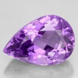 7 carat Violet Pear Facet Amethyst 15mmx10.5mm