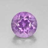 2.5 carat Violet Round Facet Amethyst 9 mm