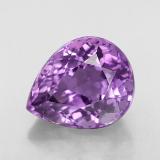 7 carat Violet Pear Facet Amethyst 13.5x11