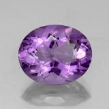 12mm x 10mm Amethyst 4ct Oval Facet in Violet
