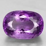 68 carat Violet Oval Portuguese Cut Amethyst 30mmx21mm
