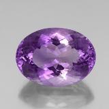 29 ct VVS-VS Oval Portuguese Cut Amethyst 23.5mm x 17