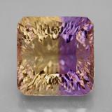 15 carat Bi-Color Octagon Concave Cut Ametrine 14mm x 13.5