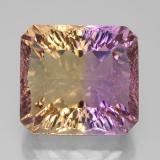 14.5x13.5mm Ametrine 14ct Octagon Concave Cut in Bi-Color