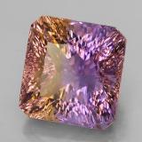 14x13.5 Ametrine 14ct Octagon Concave Cut in Bi-Color