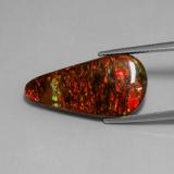 10 carat Multicolor Fancy Cabochon Ammolite 26.5x15mm