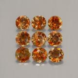 2.5 carat Multicolor Round Facet Andalusite 4 mm