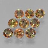 4 mm Round Facet Andalusite 2.5ct