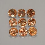 4 mm Andalusite 2ct Round Facet in Multicolor