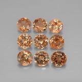 4 mm Andalusite 2.5ct Round Facet in Multicolor