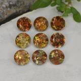 4 mm Round Facet Andalusite 2.5ct