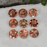 2.5 carat Multicolor Round Facet Andalusite 4 mm
