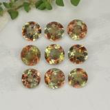 4 mm Andalusite 2ct Round Facet in Multicolor