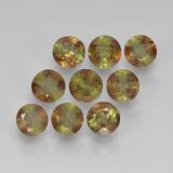 2 carat Multicolor Round Facet Andalusite 4 mm