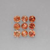 4 mm Andalusite 2.5ct Round Facet in Multicolor