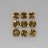 4mm Andalusite 2ct Round Facet in Multicolor