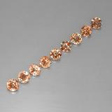 2.5 carat Multicolor Round Facet Andalusite 4 mm