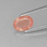 1 ct Transparent/Translucent Oval Facet Andesine Labradorite 8mmx6mm