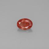 8mm x 6mm Andesine Labradorite 1ct Oval Facet in Honey Red
