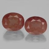 11mmx9mm Andesine Labradorite 8ct Oval Facet in Honey Red